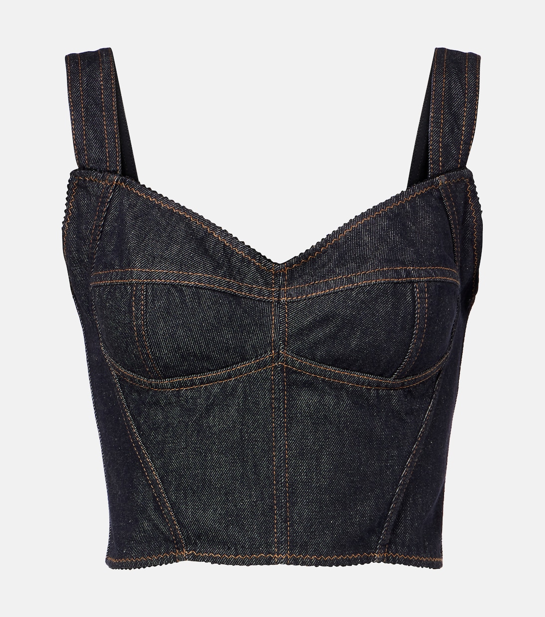 Denim bustier | Dolce&Gabbana