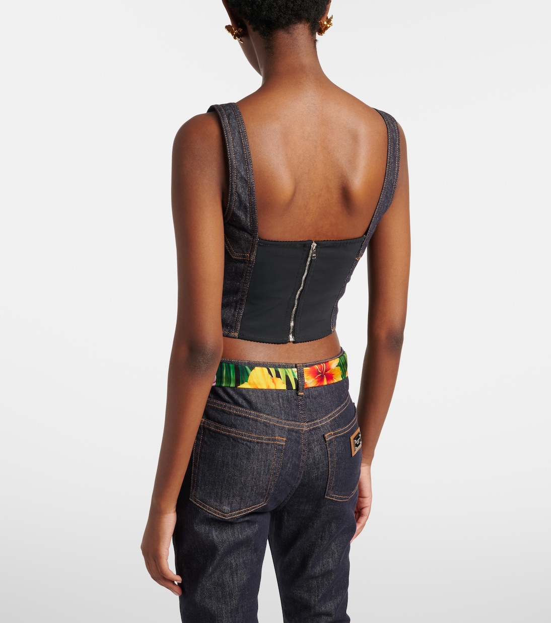 Denim bustier | Dolce&Gabbana