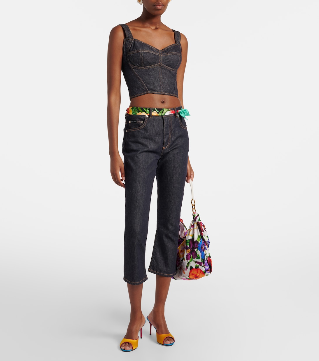 Denim bustier | Dolce&Gabbana