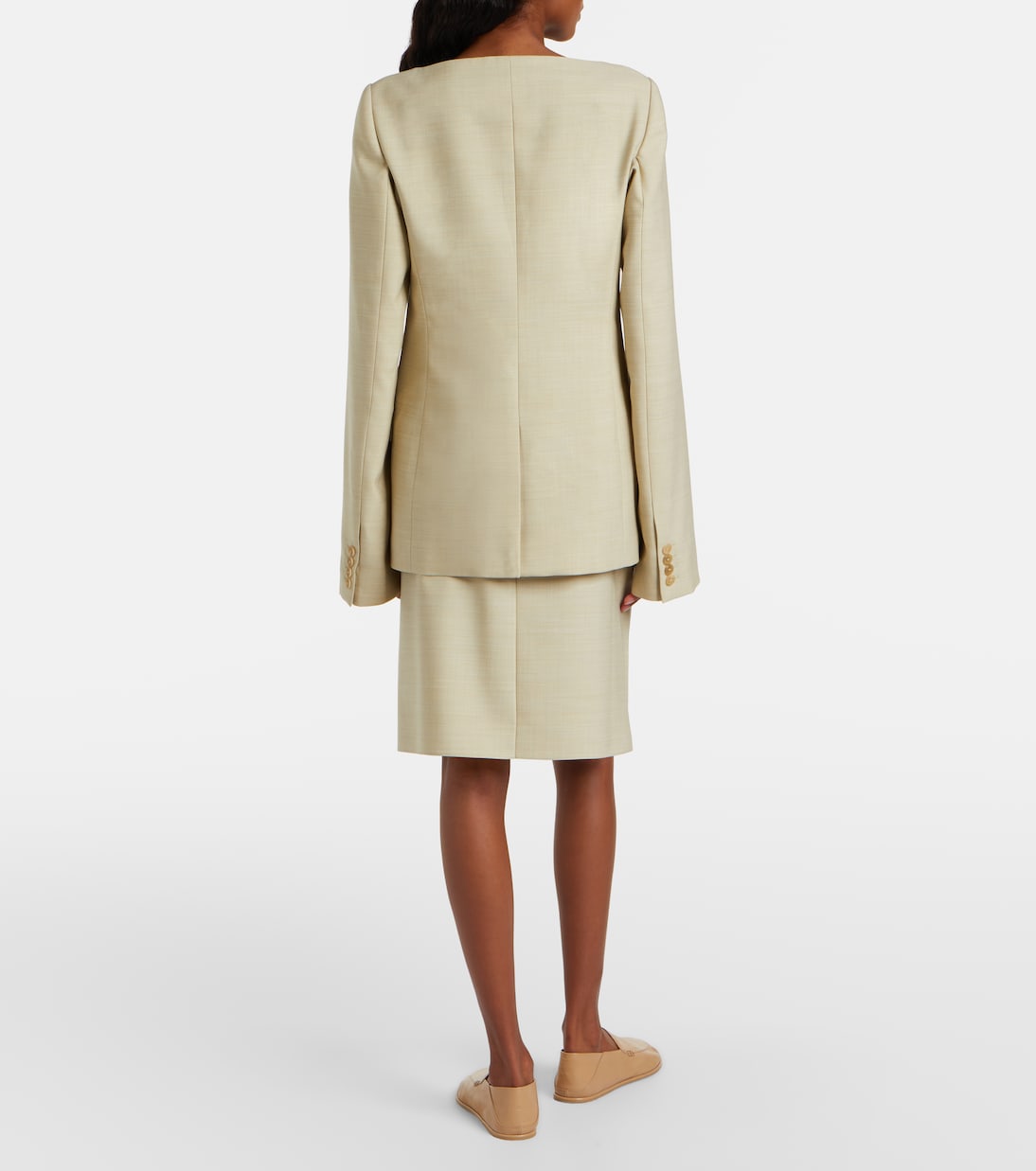 Lunas wool midi skirt | Calvin Klein Collection