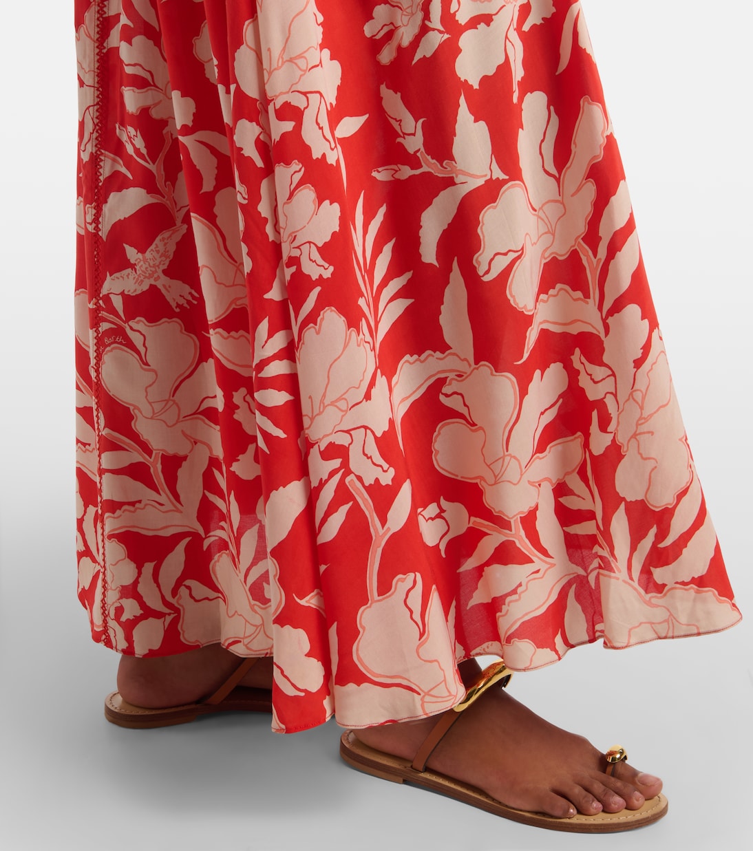 Havana crochet-trimmed floral maxi dress | Poupette St Barth