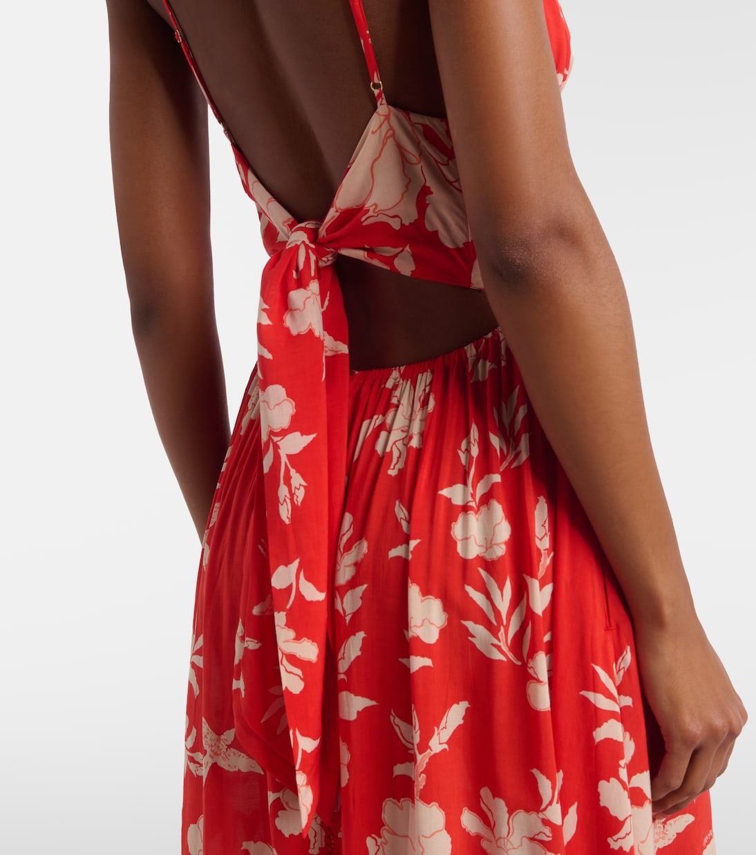 Havana crochet-trimmed floral maxi dress | Poupette St Barth