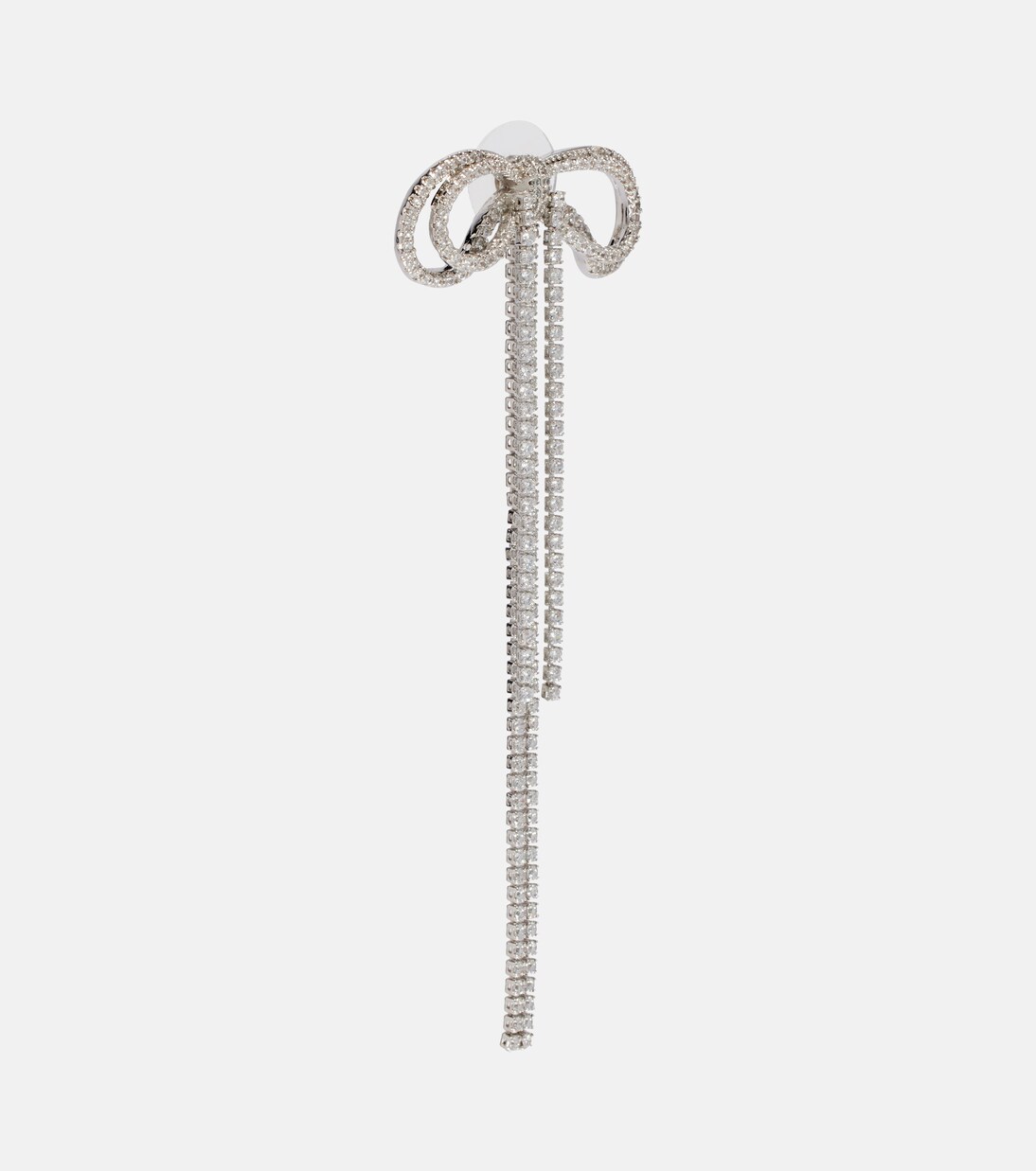 Bow crystal-embellished earrings | Self-Portrait
