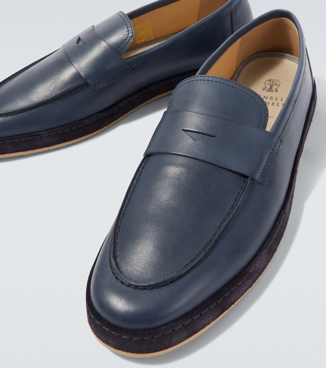 Loafers aus Leder | Brunello Cucinelli