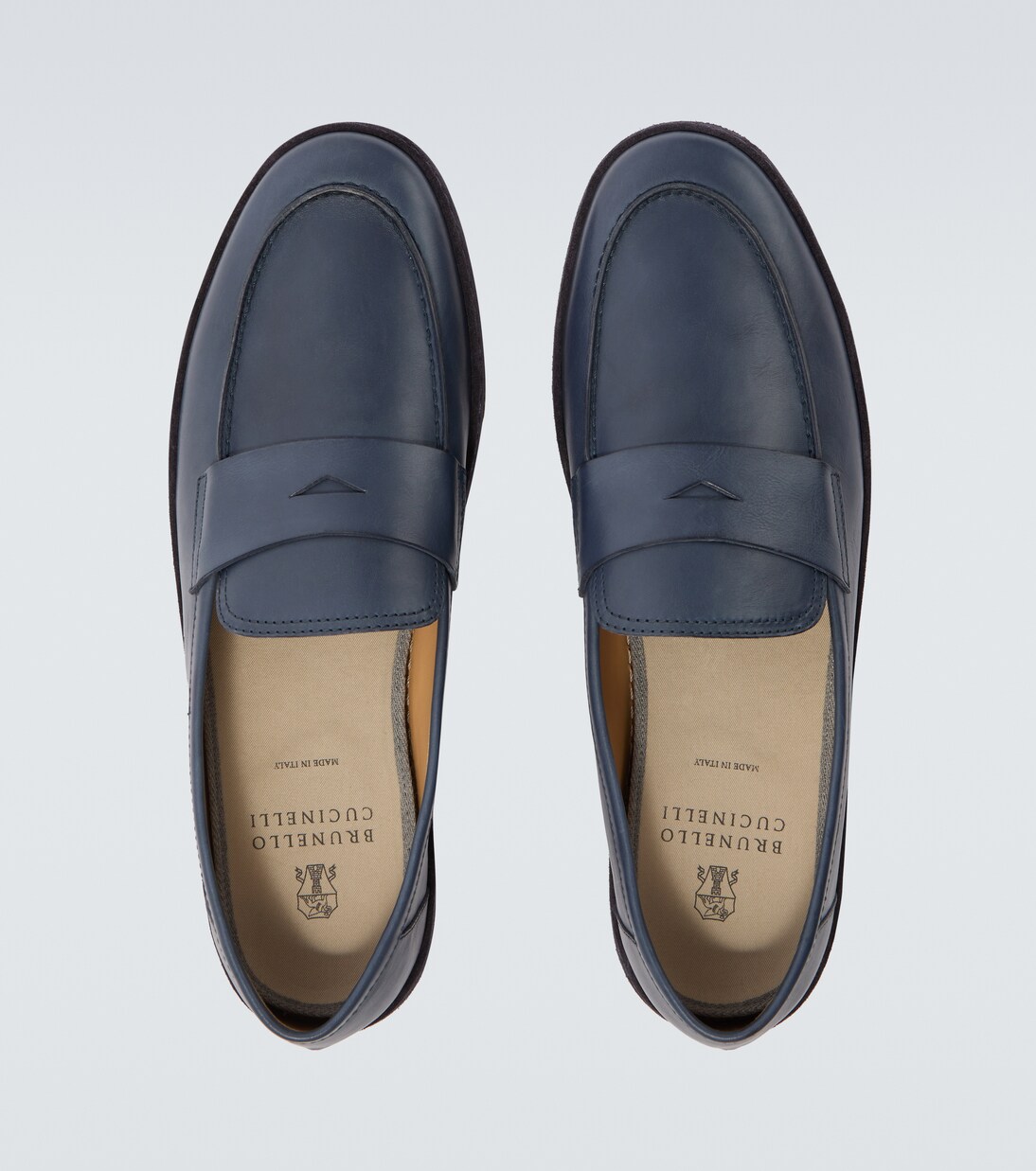 Loafers aus Leder | Brunello Cucinelli