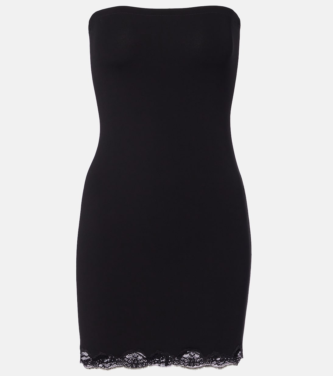 Lace-trimmed jersey minidress | Gucci