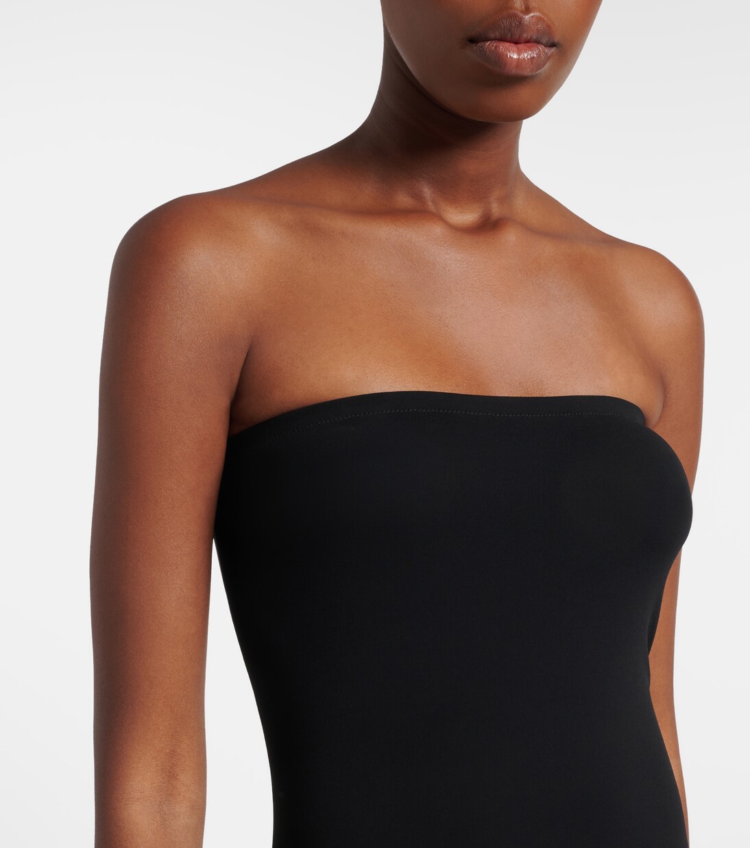 Lace-trimmed jersey minidress | Gucci
