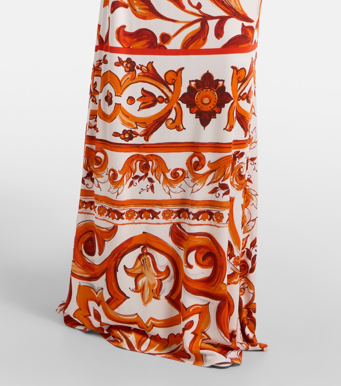 Majolica organza maxi dress | Dolce&Gabbana