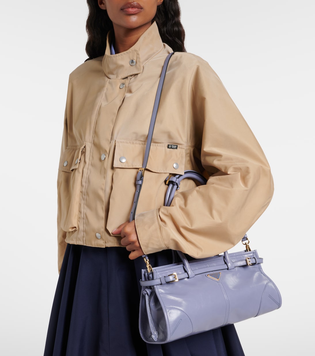 Prada Bonnie Medium leather shoulder bag | Prada