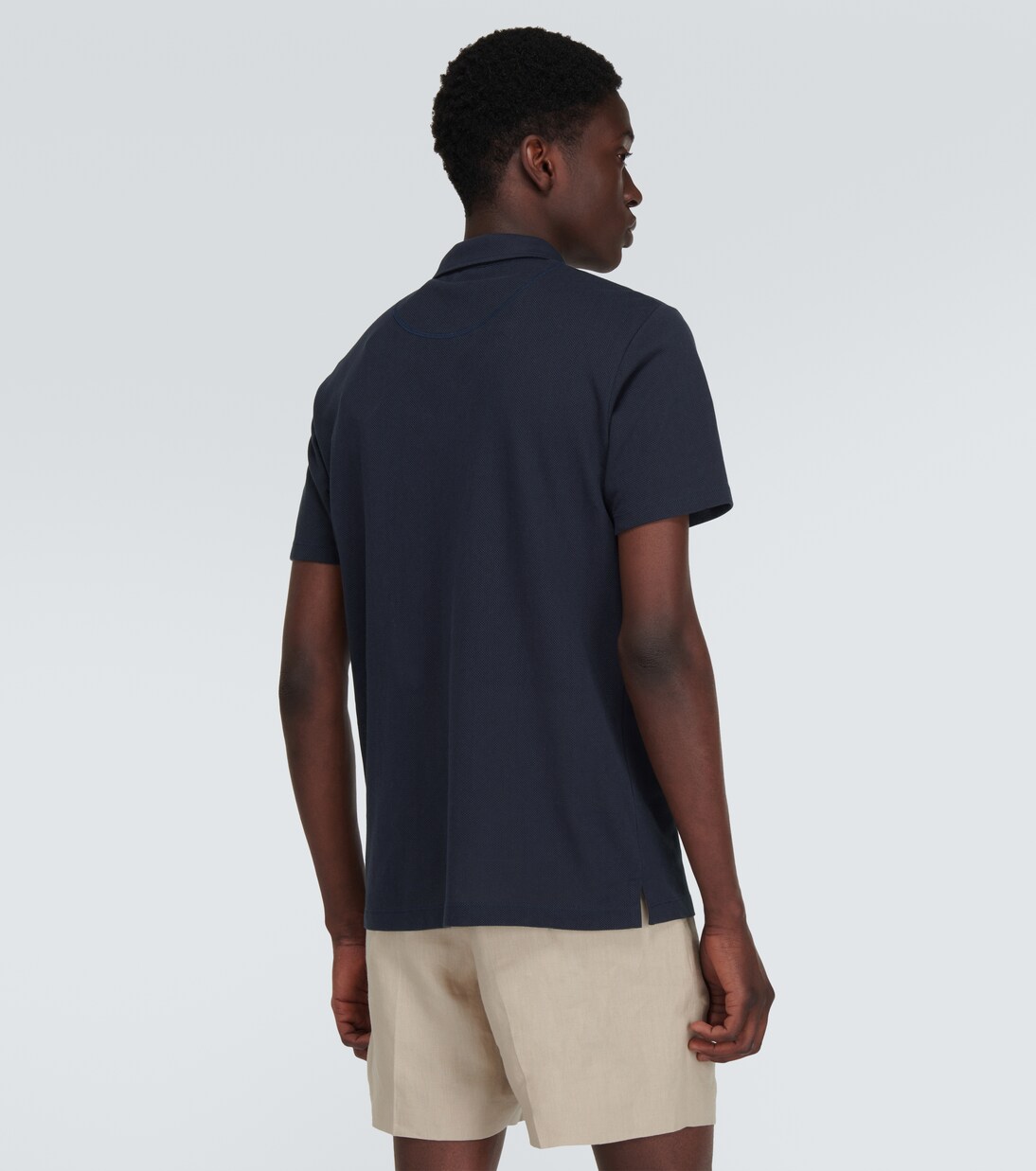 Riviera cotton polo shirt | Sunspel