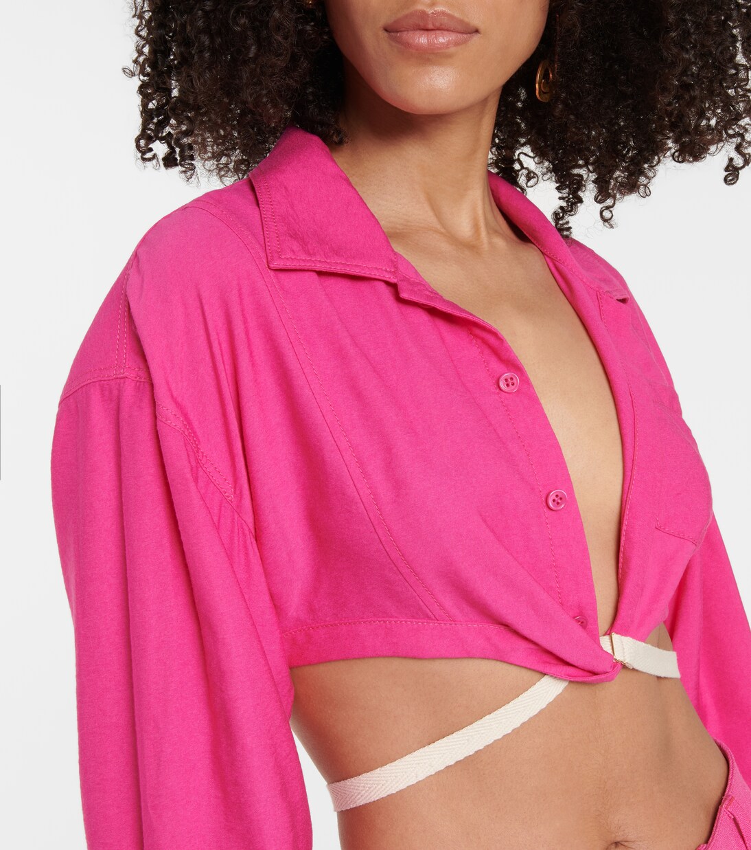 La Chemise Laurier cropped shirt | Jacquemus