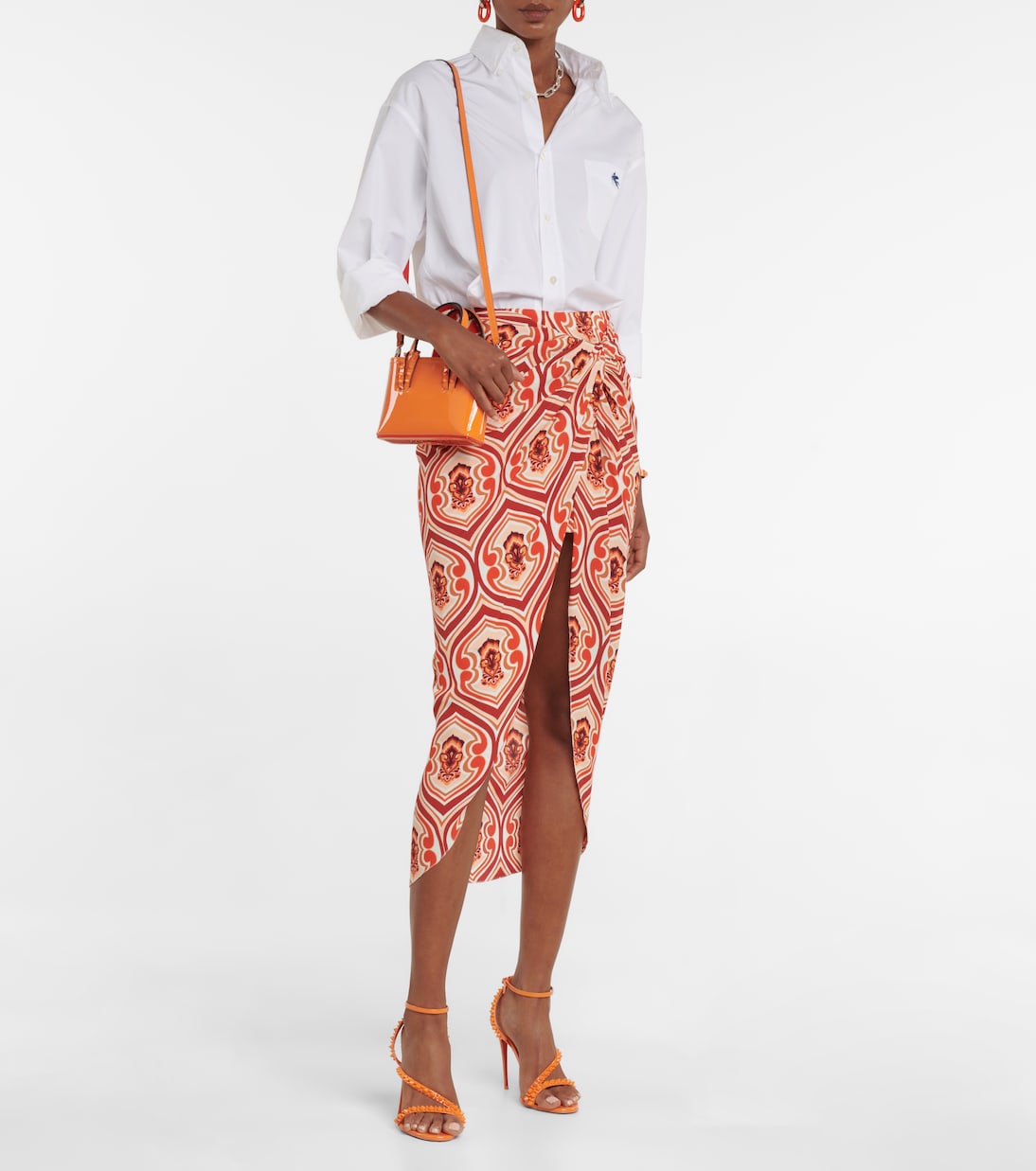 Sandali Mafaldina Spikes 100 in pelle | Christian Louboutin