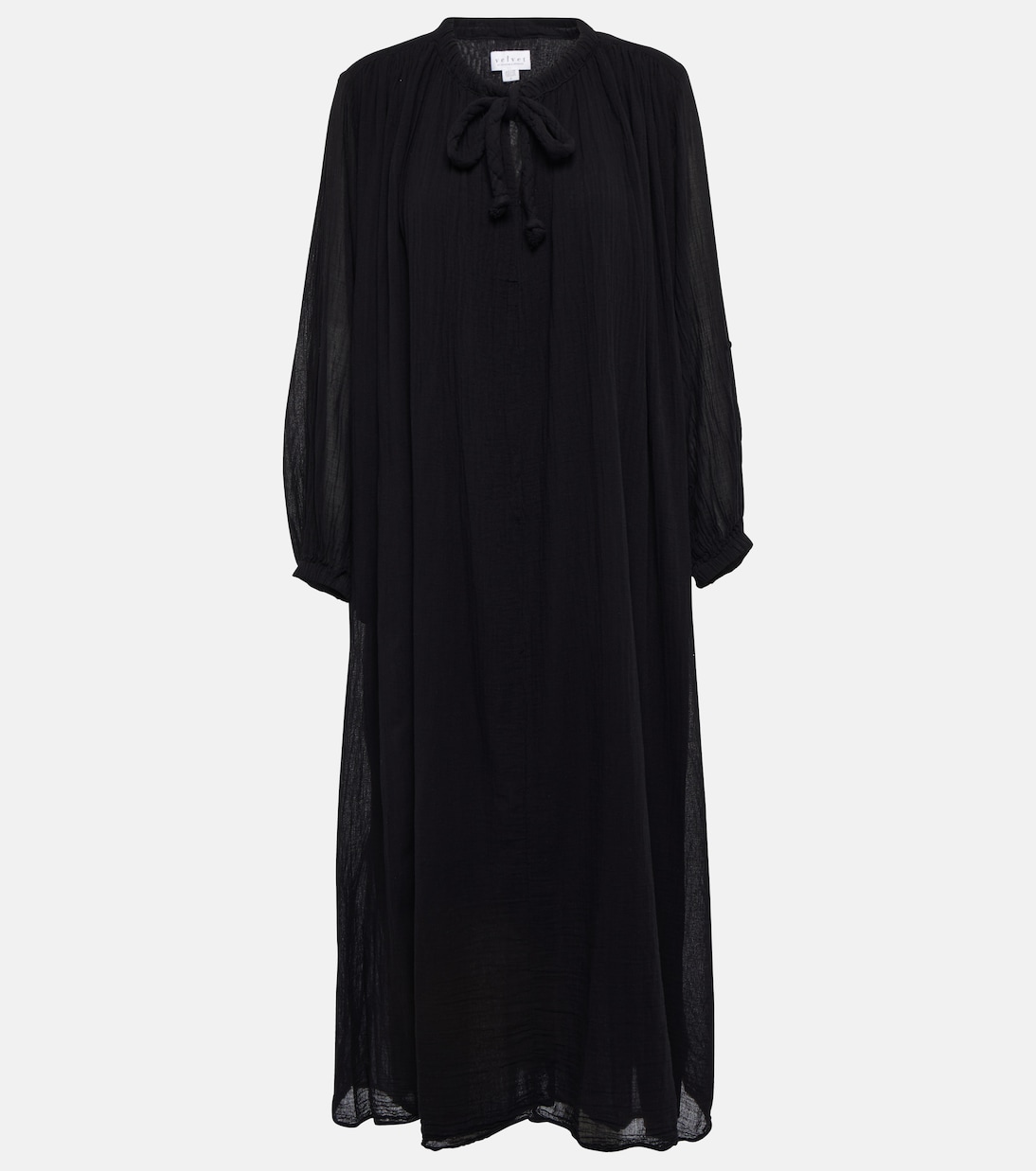 Robe longue Frankie en coton | Velvet