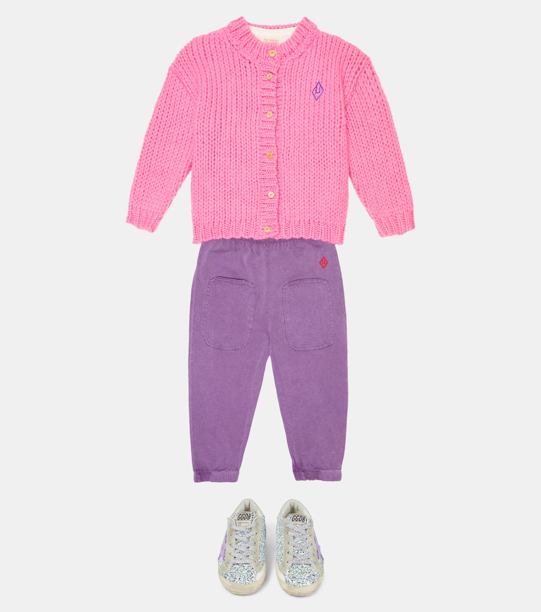 Cardigan Plain Toucan en laine et mohair | The Animals Observatory