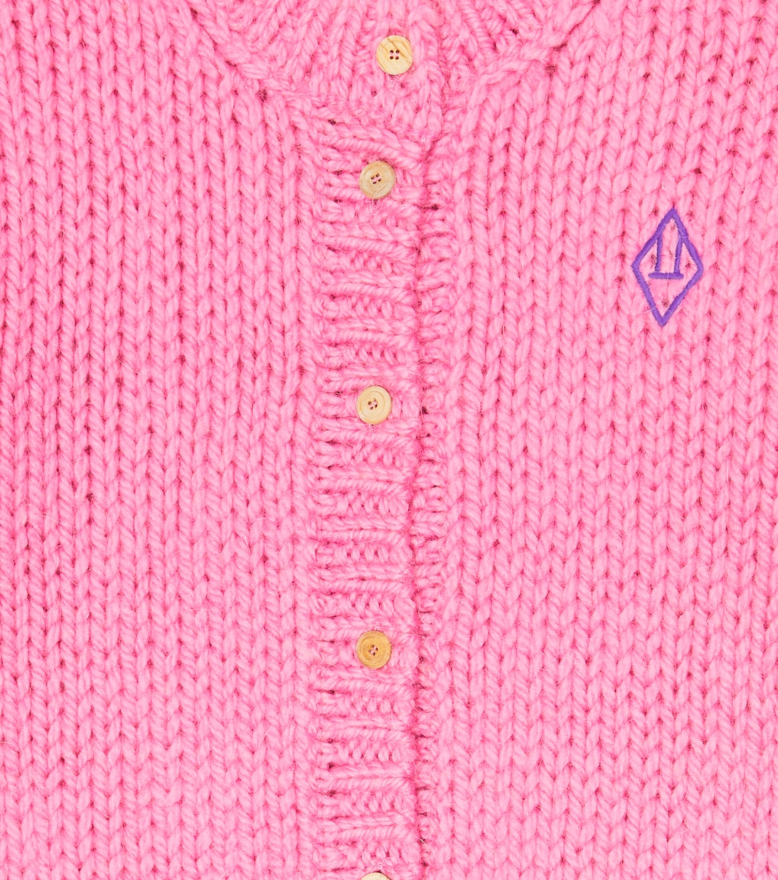 Cardigan Plain Toucan en laine et mohair | The Animals Observatory