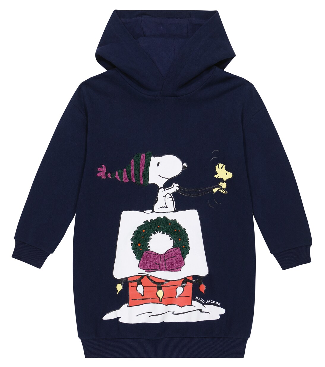 Hooded cotton dress | Marc Jacobs Kids