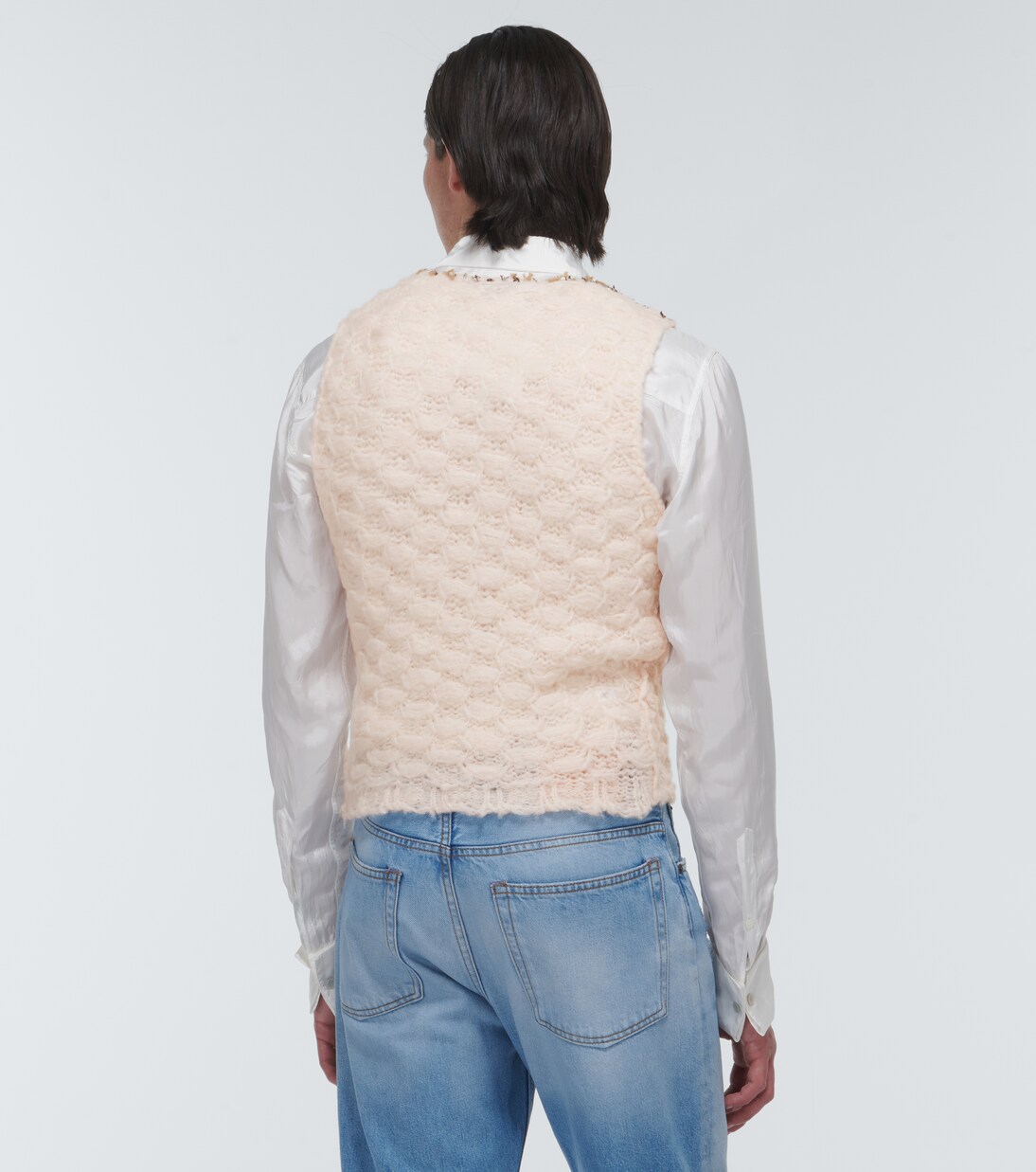 Pull sans manches en crochet | Acne Studios