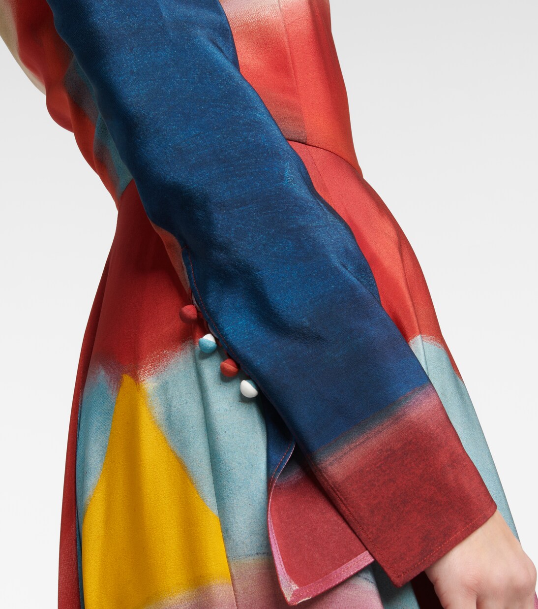 Robe longue imprimée en soie | Chloé