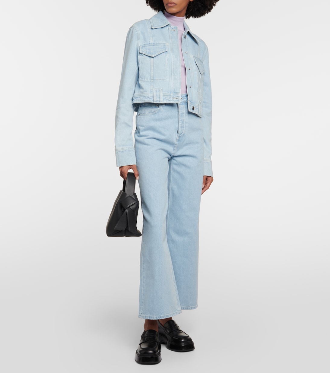 Chaqueta Verena en denim | Nanushka