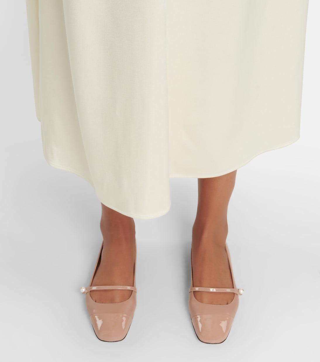 Elisa leather ballet flats | Jimmy Choo