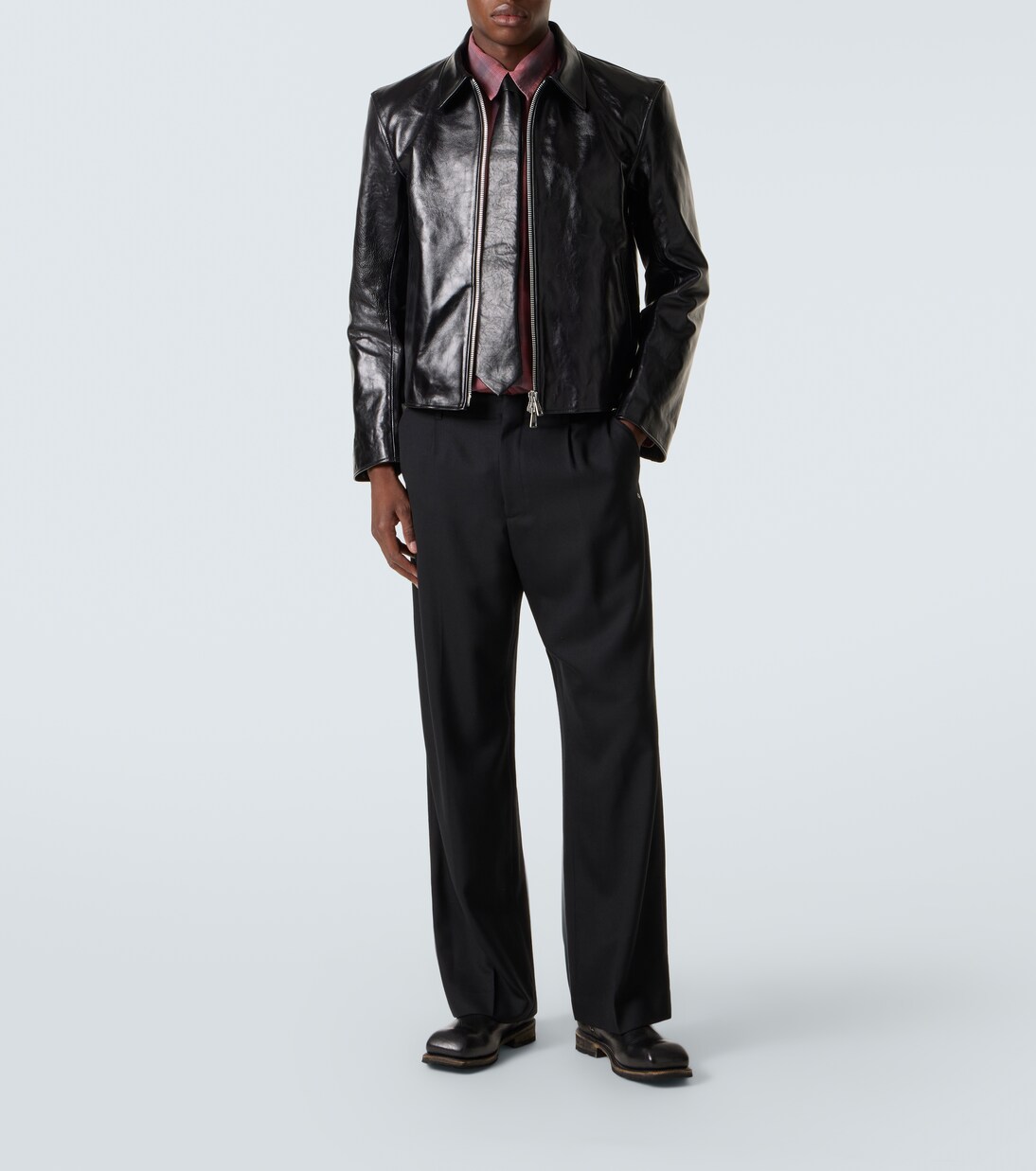 Mini leather blouson jacket | Our Legacy