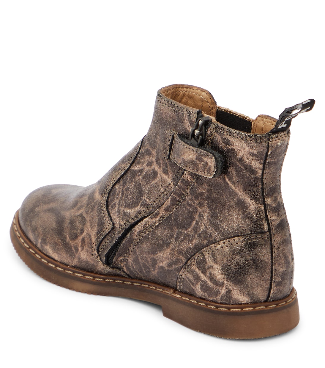 Sid Jodzip metallic leather boots | Pom d'Api