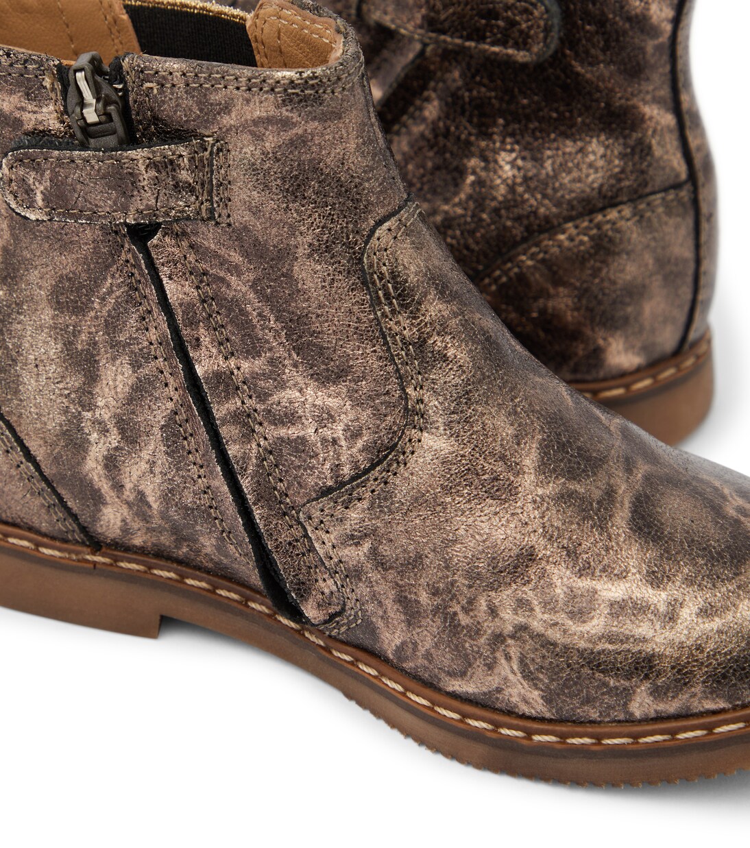 Sid Jodzip metallic leather boots | Pom d'Api