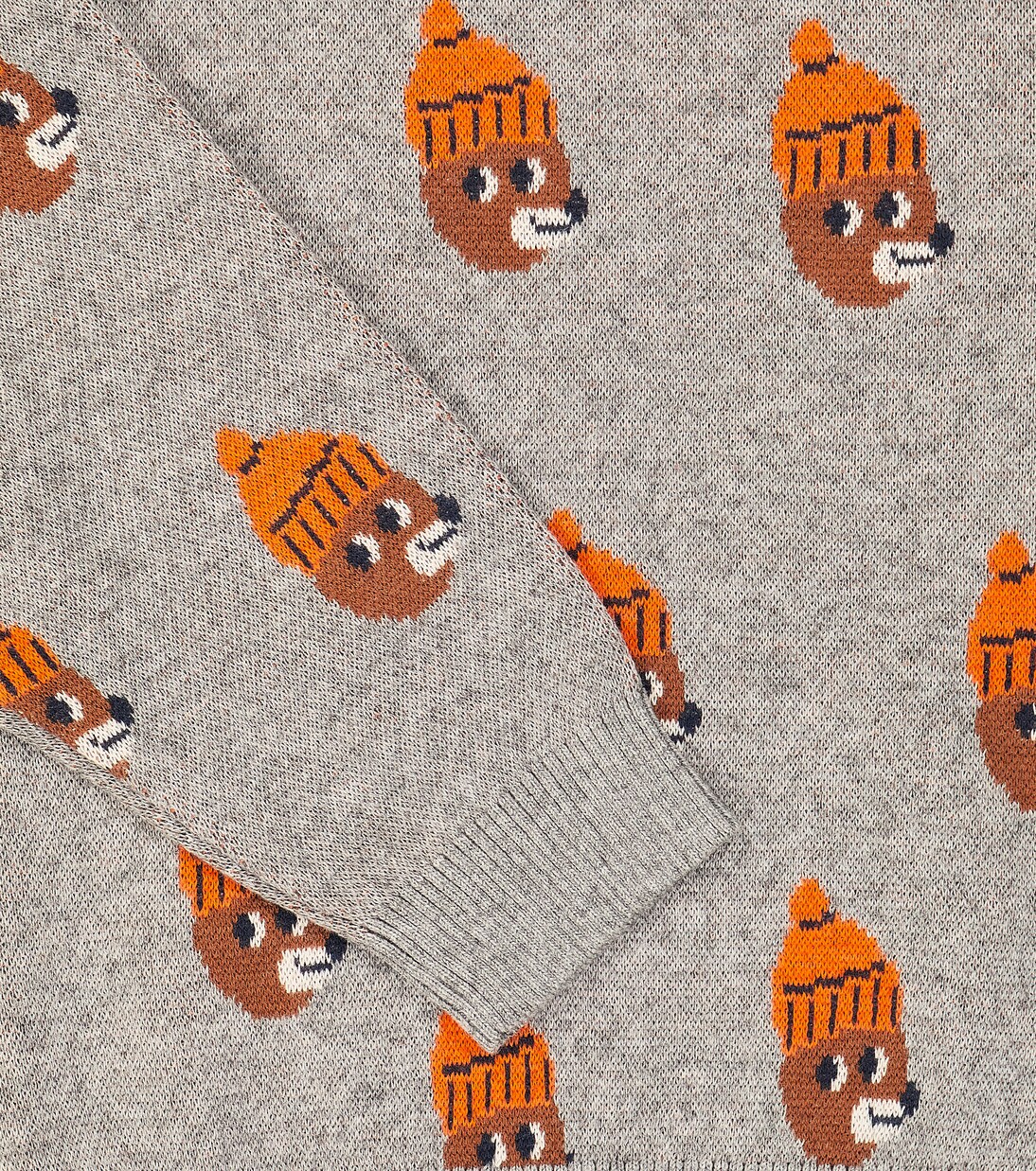 Bears cotton and wool sweater | Tinycottons