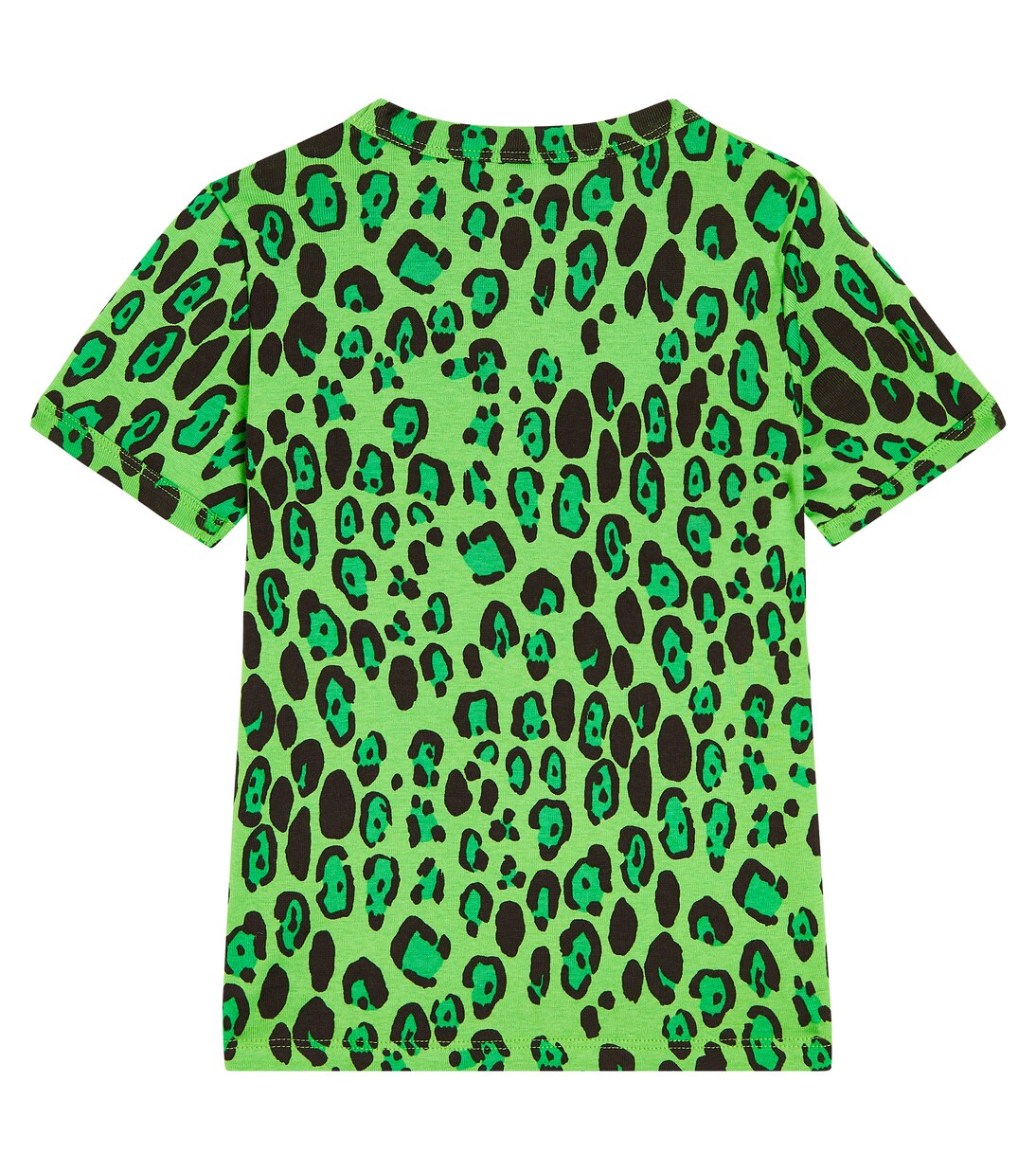 Leopard-print cotton jersey T-shirt | Mini Rodini