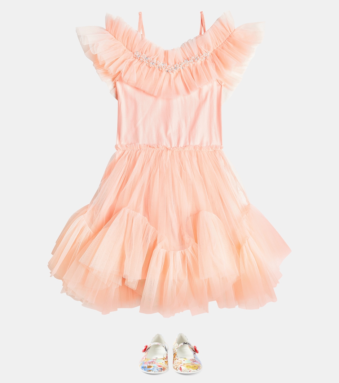 Mary-Jane-Ballerinas Melobib aus Lackleder | Christian Louboutin Kids