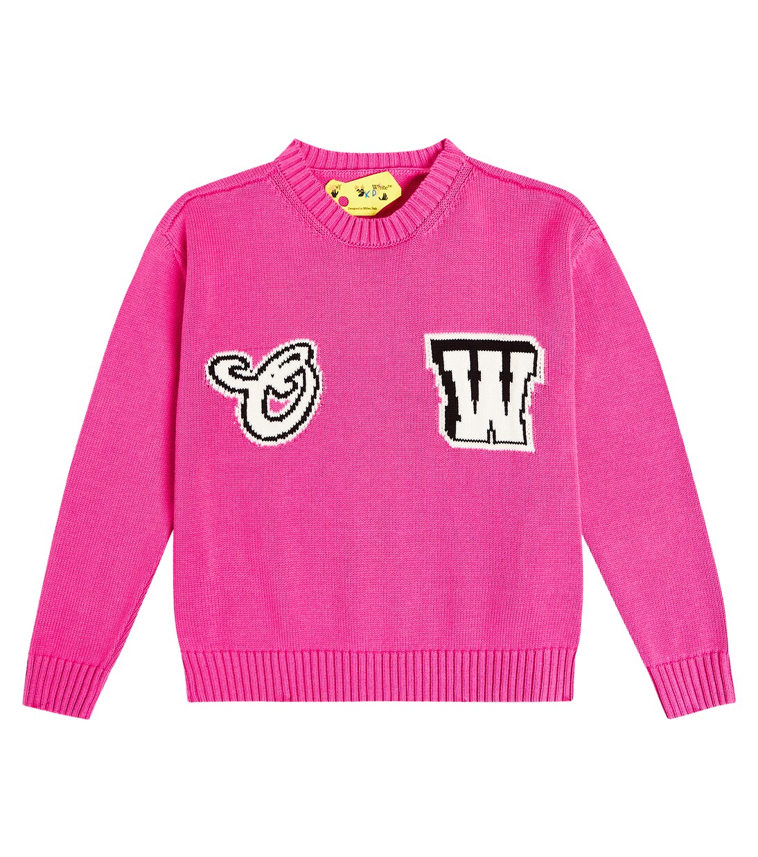 Logo wool sweater | Off-White Kids
