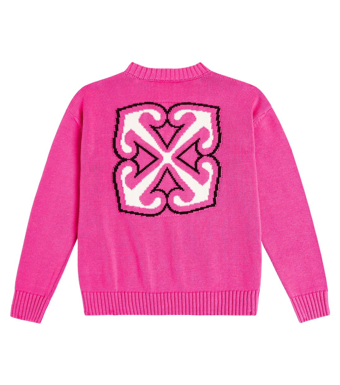 Logo wool sweater | Off-White Kids