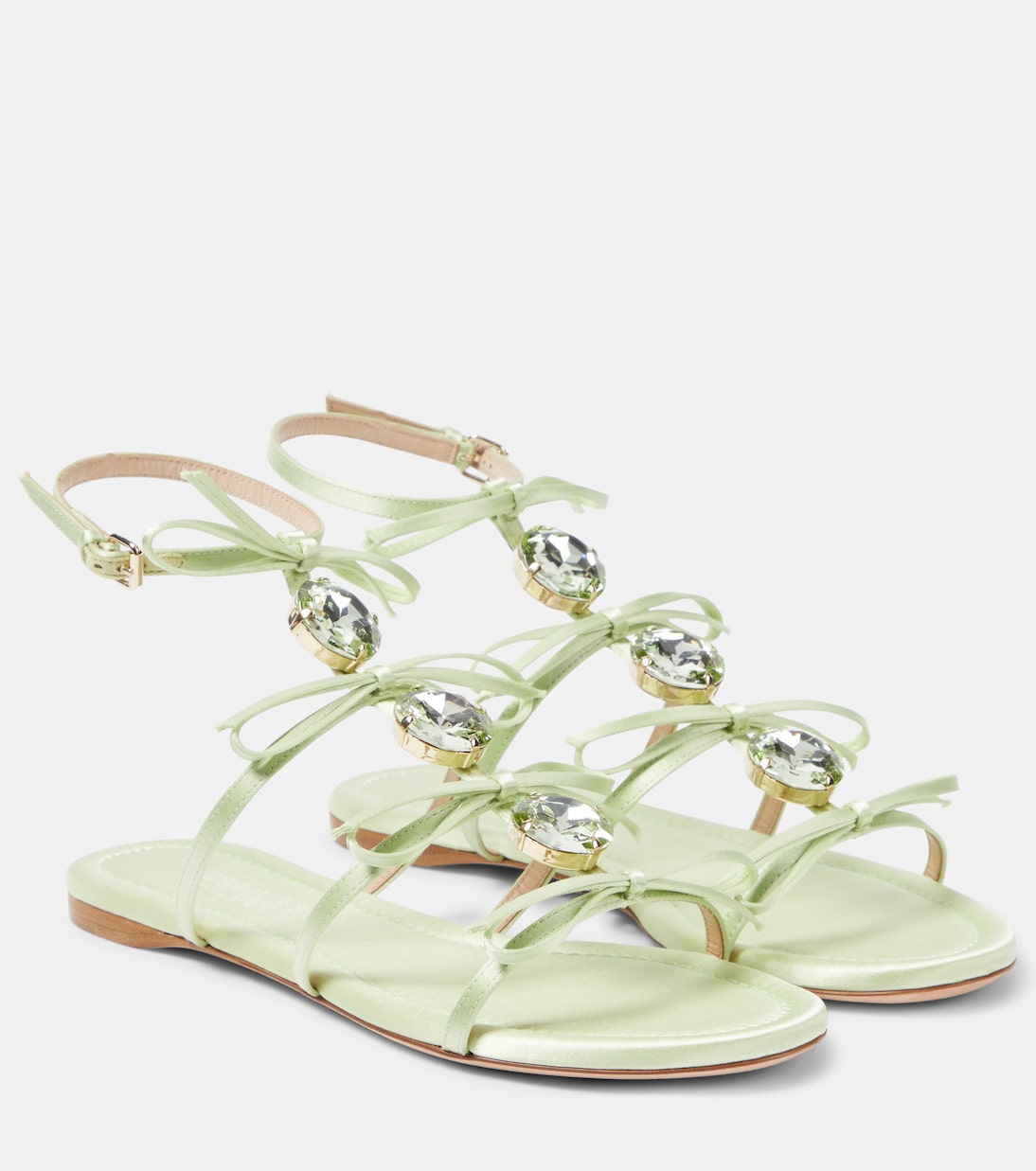Verzierte Sandalen aus Satin | Giambattista Valli