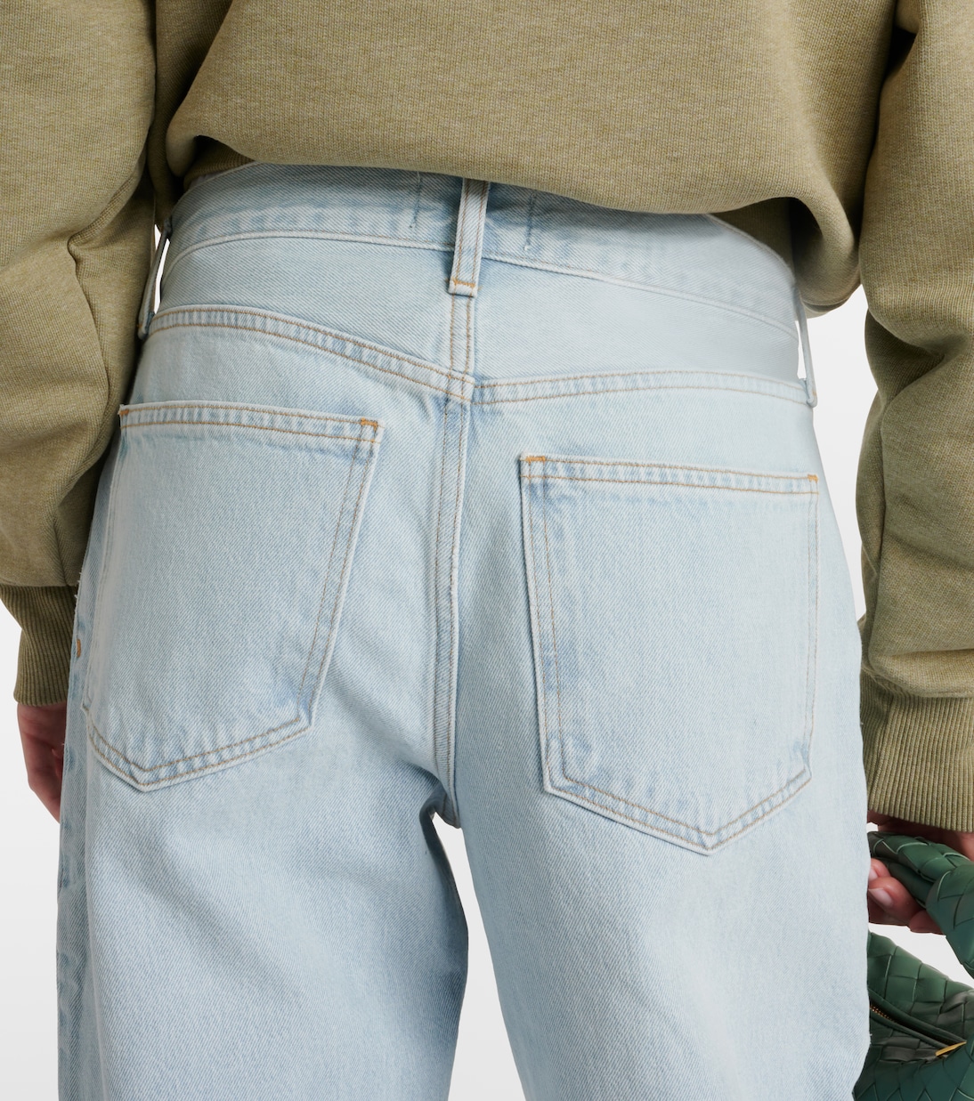 Mid-Rise Wide-Leg Jeans Fusion Jean | Agolde