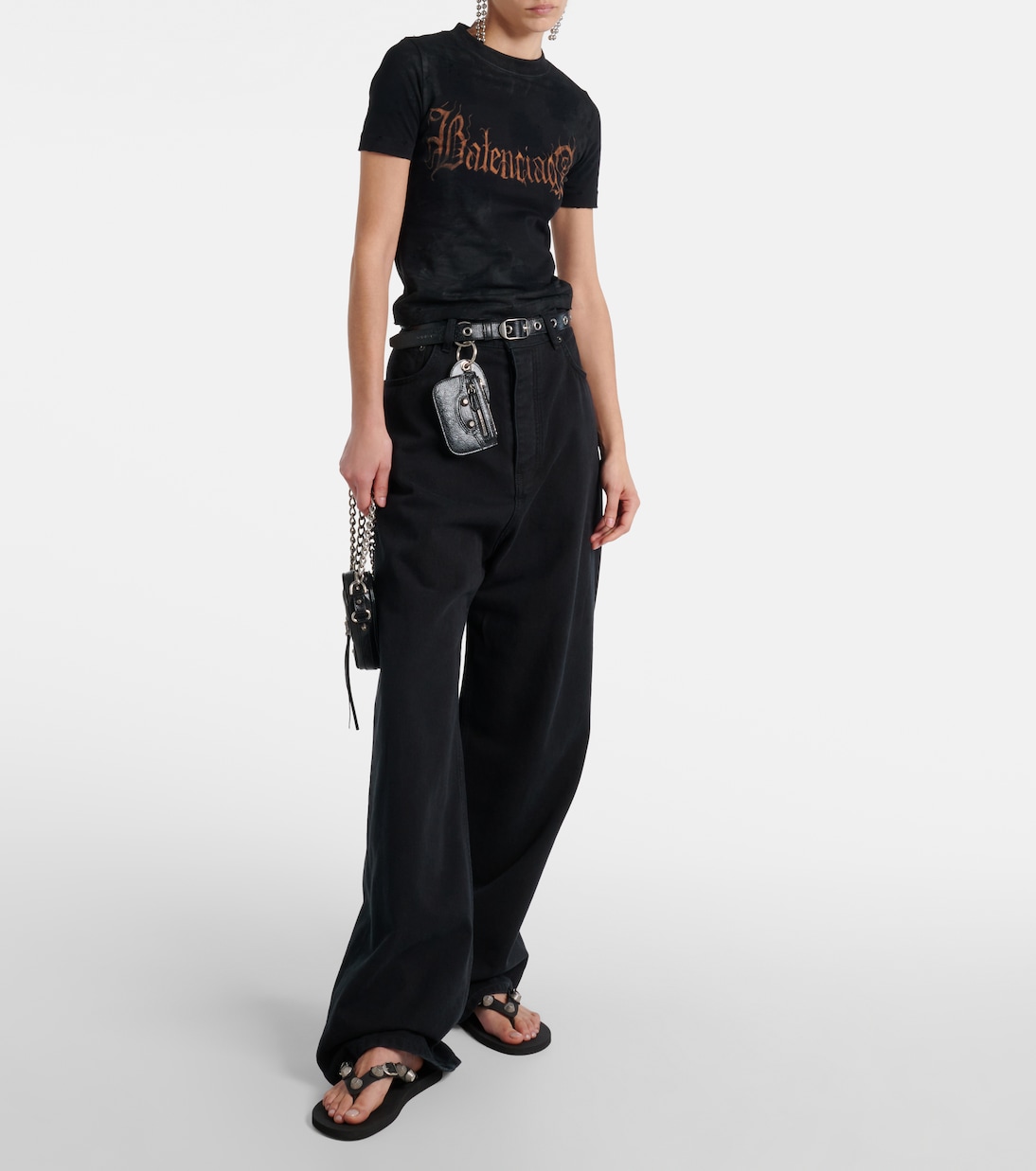 Cagole embellished thong sandals | Balenciaga