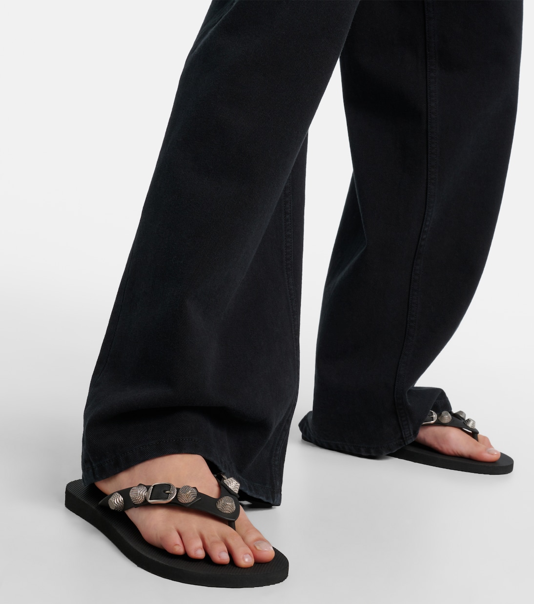 Cagole embellished thong sandals | Balenciaga