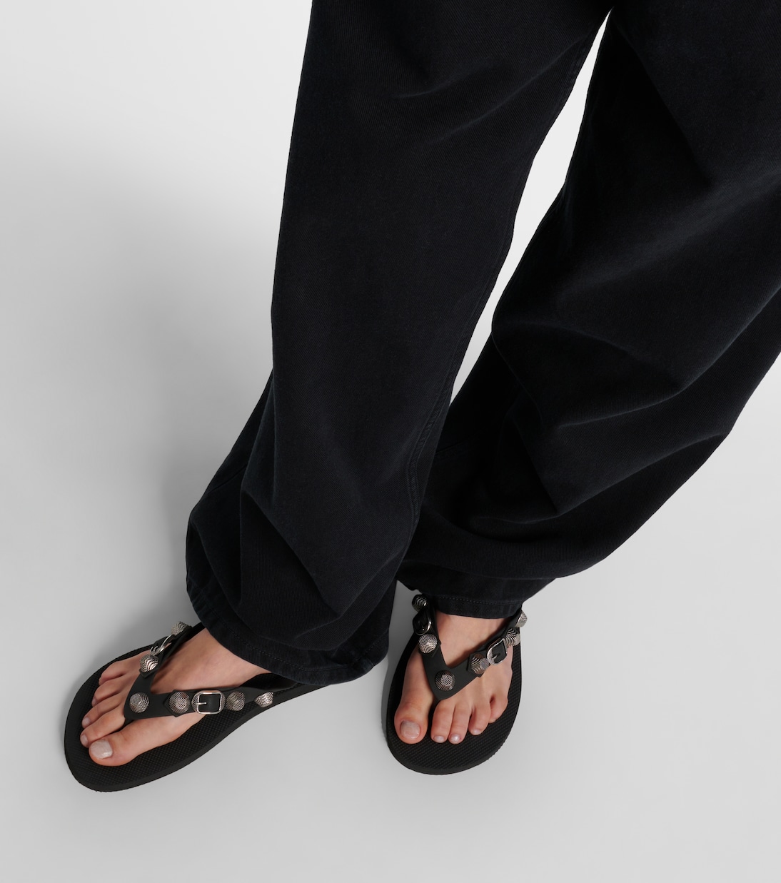 Cagole embellished thong sandals | Balenciaga