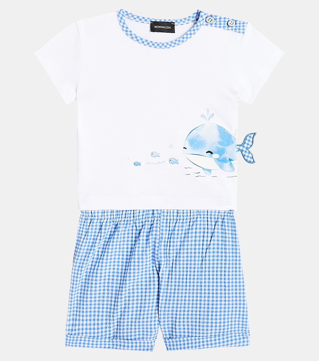 Baby Set aus T-Shirt und Shorts | Monnalisa