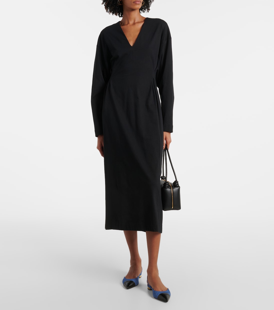 Milanese leather-trimmed slingback flats | Aquazzura