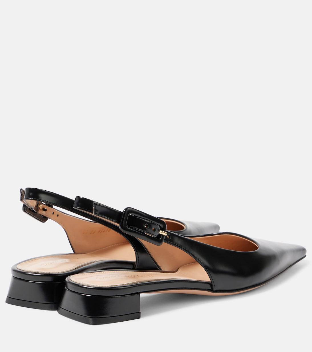 Lindsay patent leather slingback flats | Gianvito Rossi