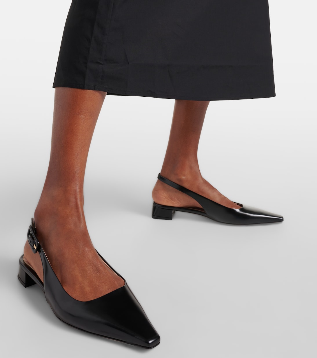 Lindsay patent leather slingback flats | Gianvito Rossi