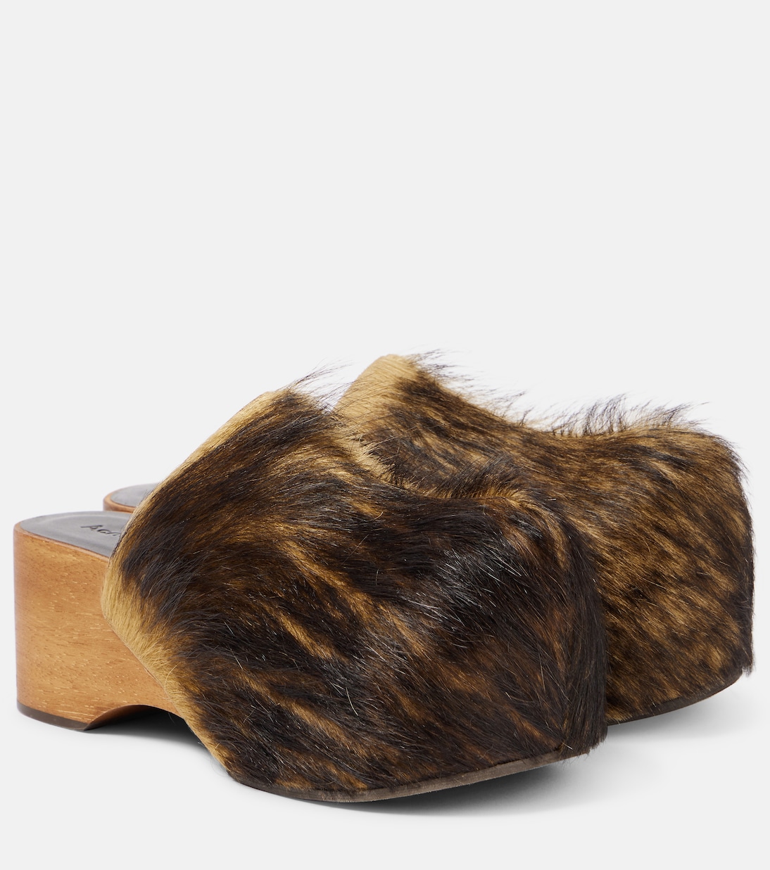 Calf hair clogs | Acne Studios
