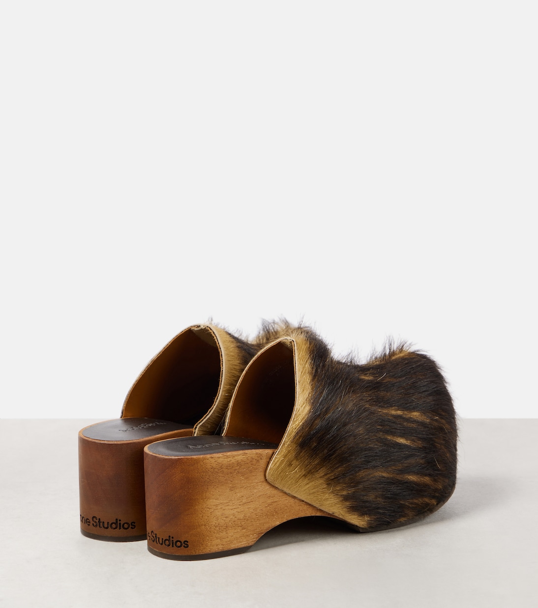 Calf hair clogs | Acne Studios