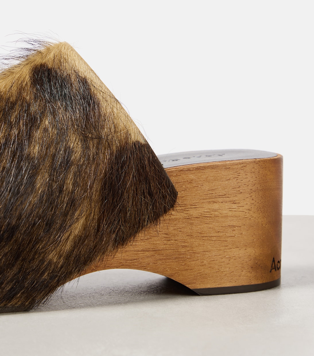 Calf hair clogs | Acne Studios