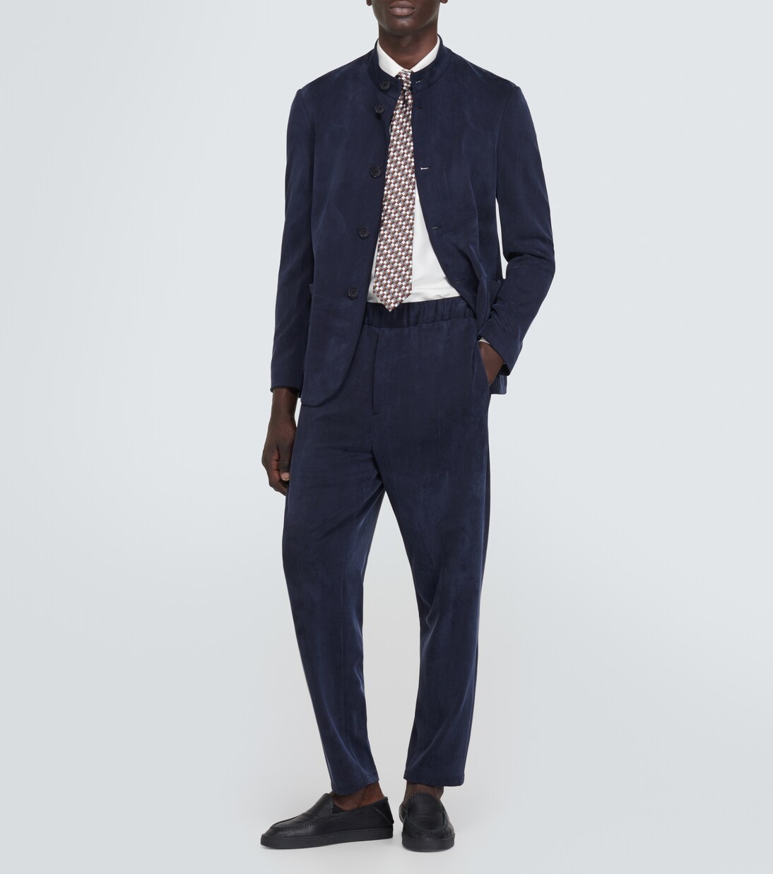 Jersey straight pants | Giorgio Armani