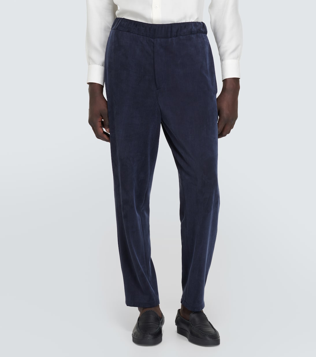Jersey straight pants | Giorgio Armani