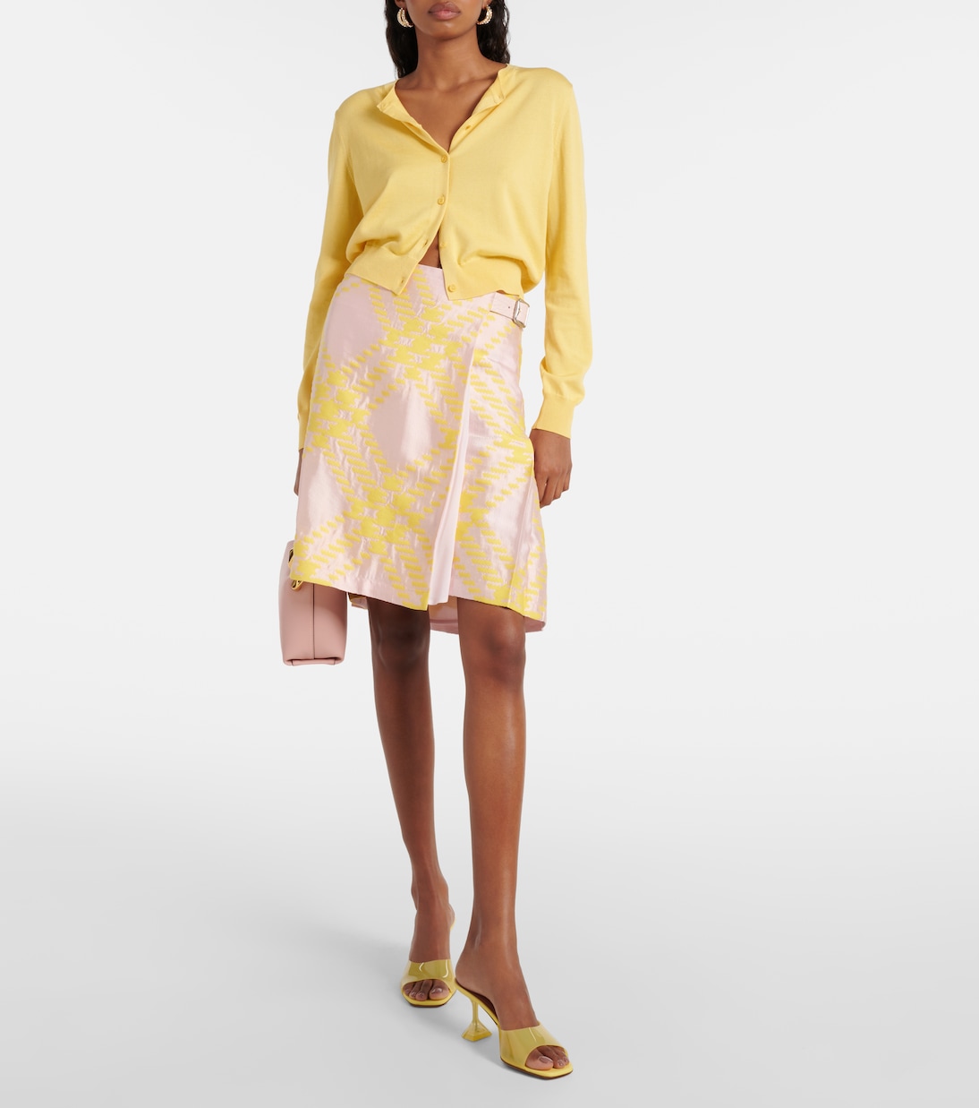 Lupita Glass 70 PVC mules | Amina Muaddi