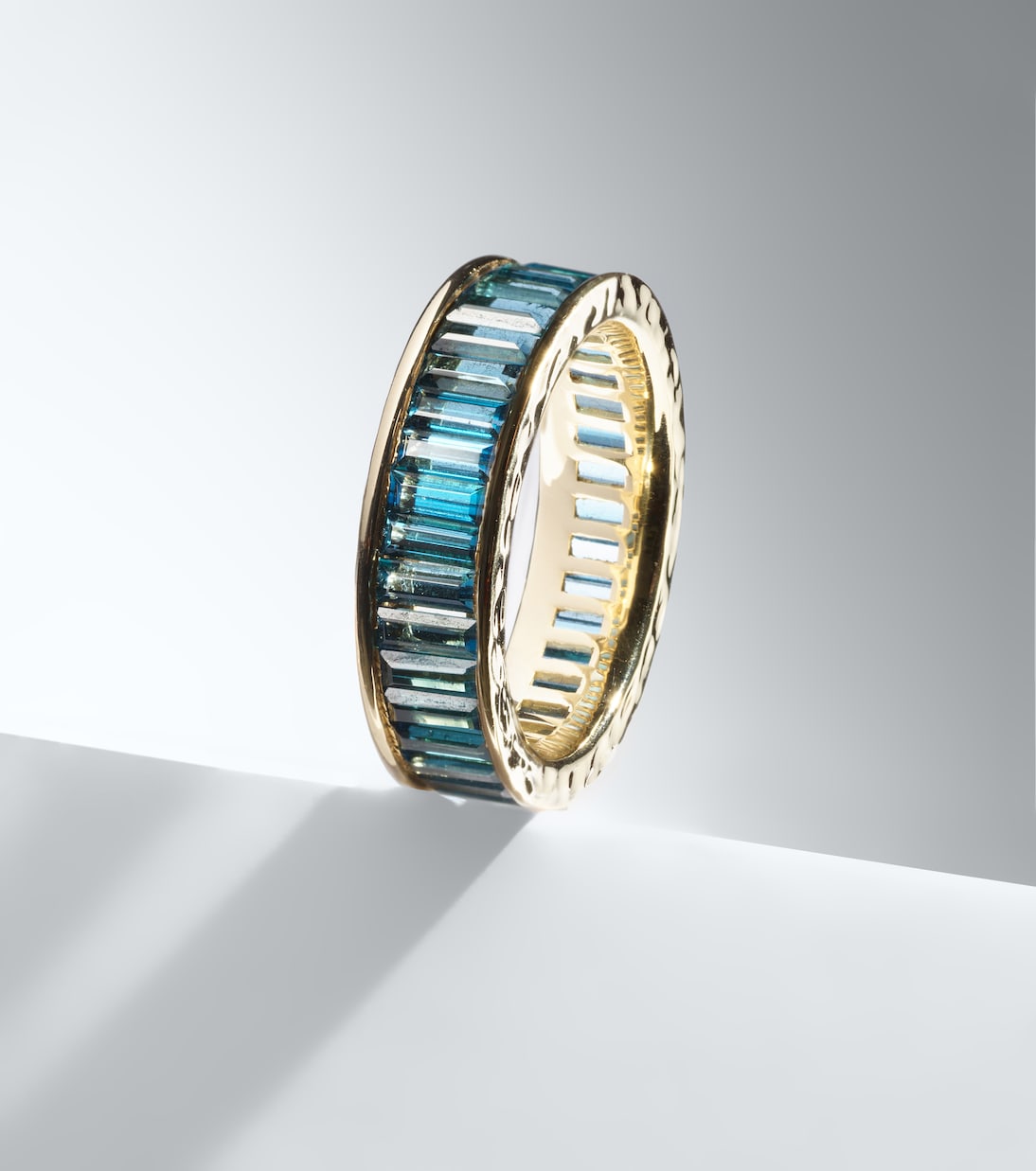 18kt gold ring with with topazes | Octavia Elizabeth