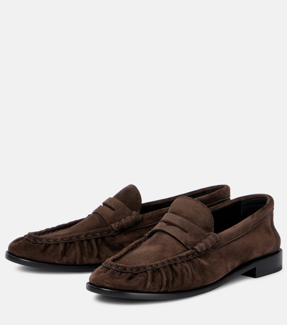 Le Loafer suede penny loafers | Saint Laurent