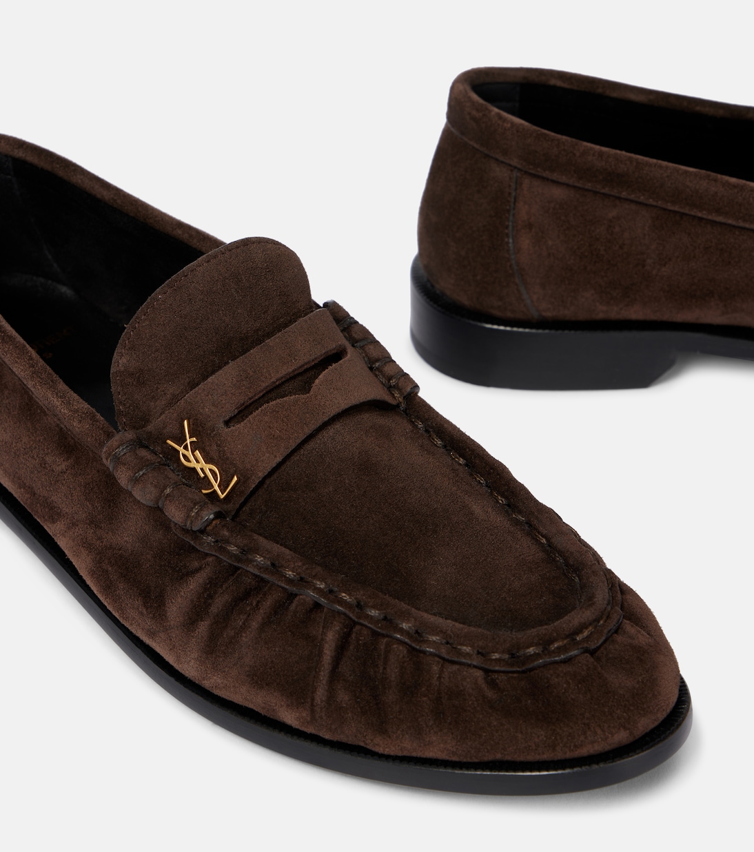 Le Loafer suede penny loafers | Saint Laurent